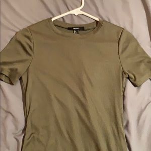 Fitted Olive Green dress